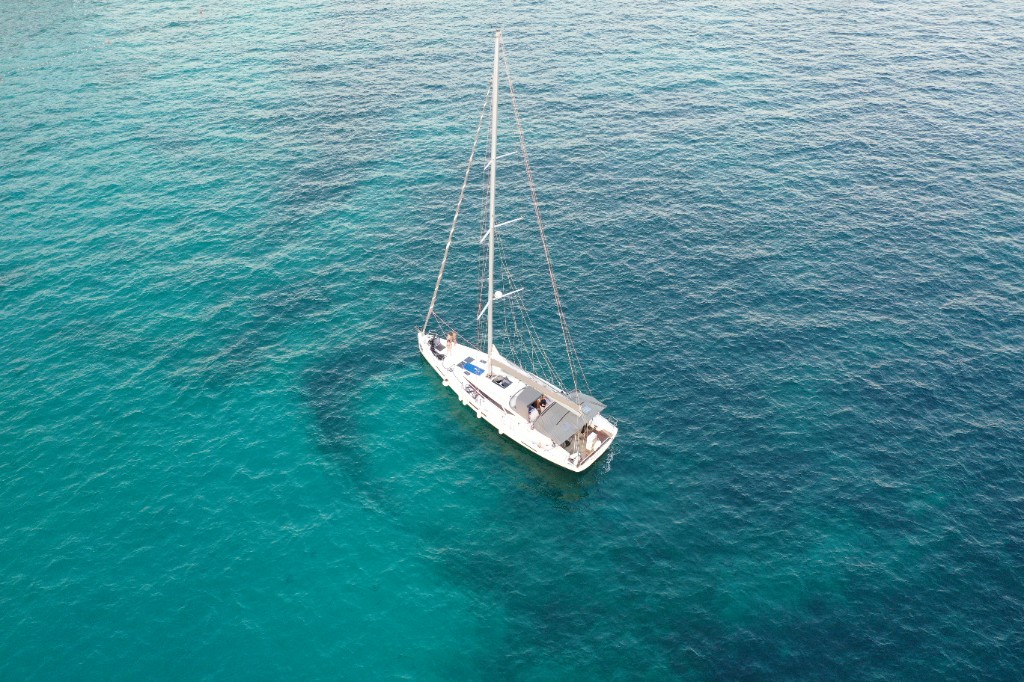 Sailing at dusk