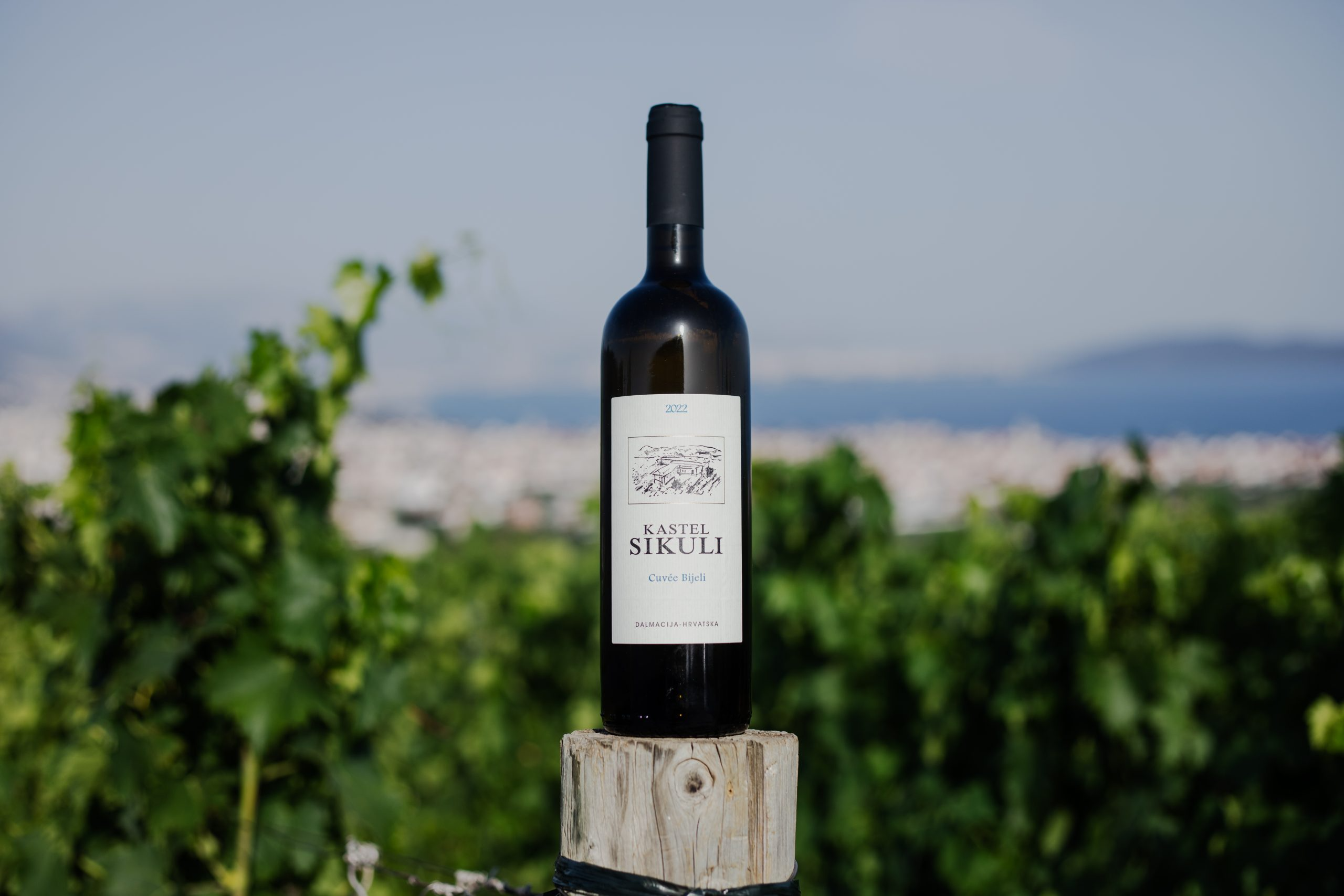 Bottle overlooking Split
