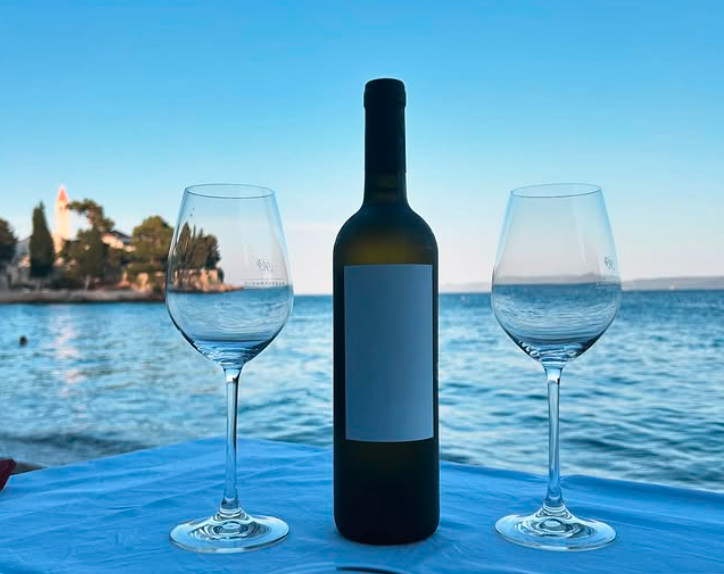 Wine overlooking the sea